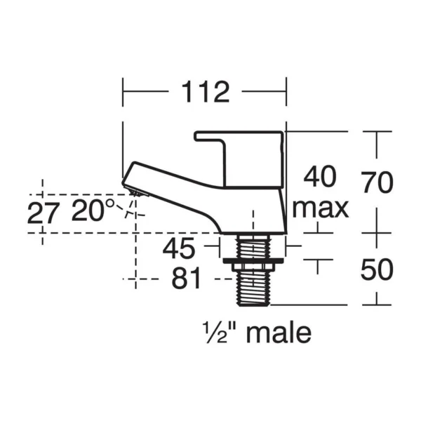 Ideal Standard Calista basin pillar taps - Image 2
