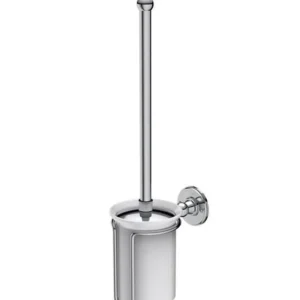 Toilet Brush and Holder - Chrome - Coloured