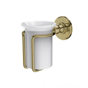 Tumbler and Holder - Gold - Coloured