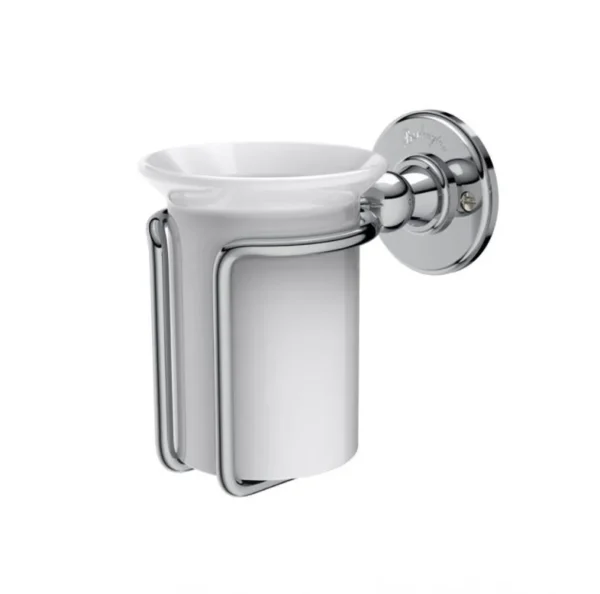 Tumbler and Holder - Chrome - Coloured