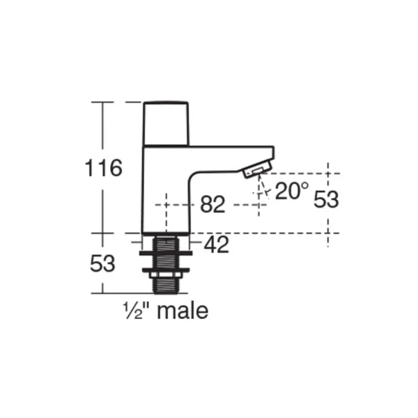Ideal Standard Tempo basin pillar taps - Image 2