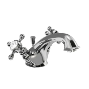 Stafford quarter turn mono basin mixer with pop up waste