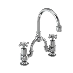Burlington Quarter turn Arch mixer with curved spout - Claremont Handles