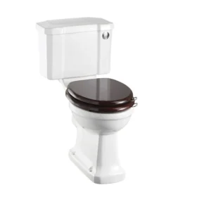 Comfort Height Close coupled pan - 44cm push button cistern - Coloured
