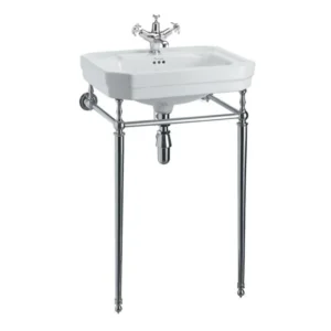 56cm victorian wash basin (1th) - Coloured - Chrome wash stand