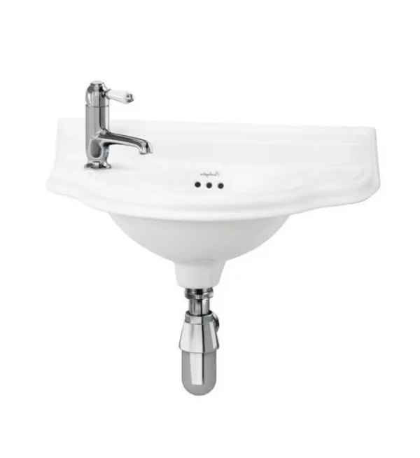 Round Cloakroom basin (1th left) - Coloured