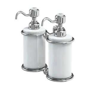 Burlington double soap dispenser coloured