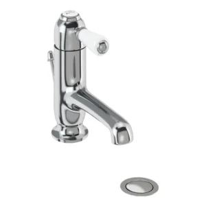 Chelsea straight basin mono tap with pop up waste