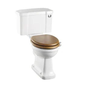 Comfort Height Close coupled pan - 52cm push button cistern - Coloured