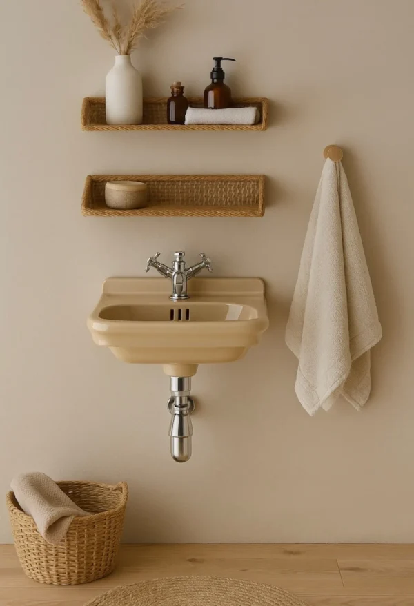 Portobello 45cm Wall Hung Basin - Image 2